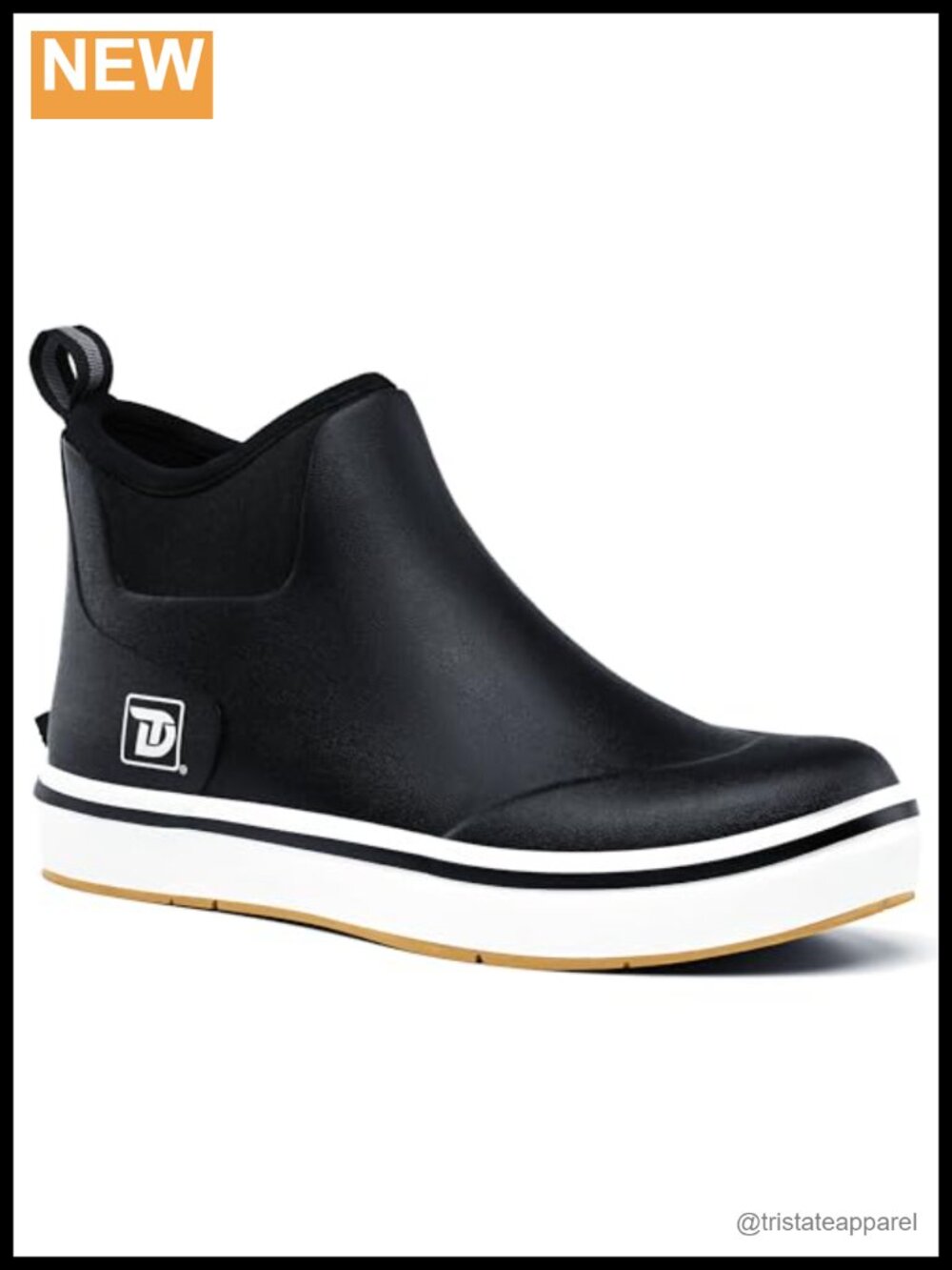 Waterproof Rubber Neoprene Ankle Deck Boots Anti-Slip Fishing Rain